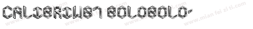 CalibriW01 BoldBold字体转换